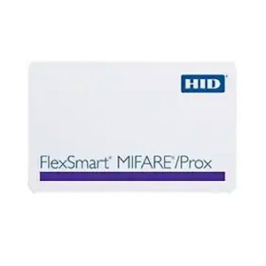 HID 1430MGGMN FlexSmart MIFARE PVC 1K Printable Smart Card, Programmed 13.56MHz, Glossy Front and Back, Matching Numbers, No Slot