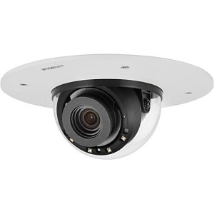 Hanwha XND-8082RF Wisenet X Series, WDR IP52 6MP 2.8-8.4mm Motorized Varifocal Lens, IR 40M IP Dome Camera, White