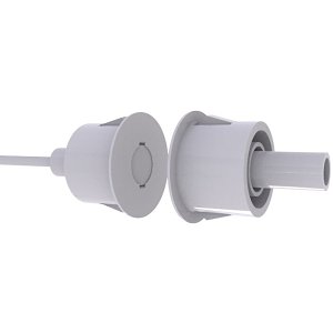 CQR FC620 Small Magnetic Flush Door Contact, Pre-Wired, Operating Gap 15mm, White