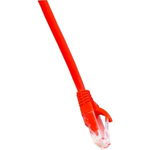 W Box WBXC5ERD2MP5 CAT5e Patch Cable, RJ45, 2m, Red, 5-Pack