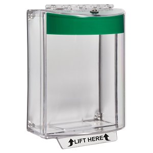 STI-13110NG Universal Stopper, Clear with Green Shell