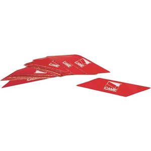 CAME 001G0461 Reflective Strips for Mast 001G0401, 24-Pack, Red