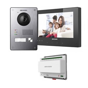 Hikvision DS-KIS701 Two-Wire Video Intercom Bundle