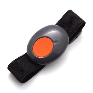 RISCO RWT51P80000A Unidirectional Wireless Panic Alarm Button Bracelet, Water Resistant, 868mhz