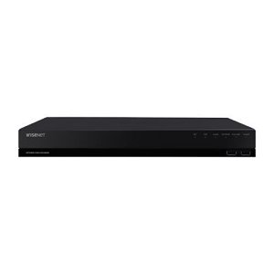 Hanwha WRN-810S Wisenet Wave Series, 4K 8-Channel 80Mbps 1U 2 SATA NVR with 8 PoE Ports