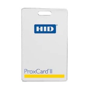 HID 1326LSSMV26SP 1326 ProxCard II Clamshell Proximity Card, Programmed, HID Logo Front and Back, Matching Numbers, Vertical Slot Punch