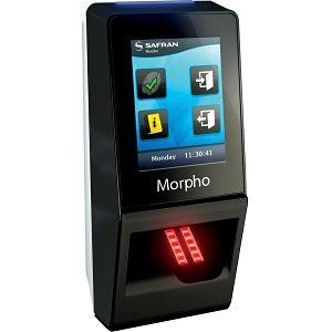 IDEMIA 293678628 MorphoAccess SIGMA Lite Biometric, Card Reader Embedded RFID, HID iClass Cards