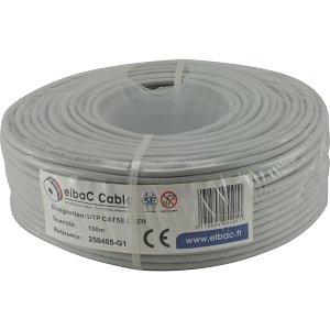 Elbac 250405-G1 UTP CAT5E LSZH Cable, Crown, 100,