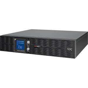 Nitram 1000ELCDRT2U Elite Pro Series Network UPS, 1000VA 900W, 2U, Rack or Tower, with 4x 12V, 9ah Batteries and LCD Screen