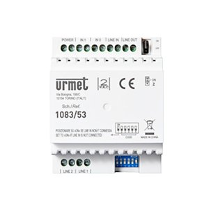 Urmet 1083-53 Column Interface, 4 DIN Modules