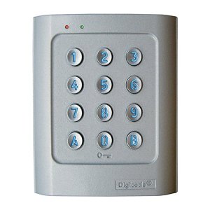 CDVI DGA Digicode Series Surface Mount, Self-Contained Rugged Keypad, 100-User Codes and 2-Relays, Outdoor, Vandal Resistant, Backlit