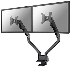 Neomounts FPMA-D750BLACK2 Full Motion Desk Mount (clamp & grommet) for 10-32" Monitor Screen, Height Adjustable (gas spring), Black