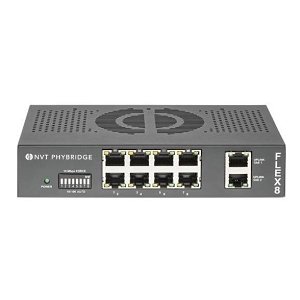 NVT NV-FLX-08-RL 8 Port PoE++ Unmanaged Switch with Power Supply with DC Filter and IEC Line Cord