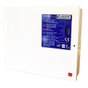 Elmdene STV2401-C 24V DC, 27.6V, 1.2A to Load and 0.3A Battery Charging, EN54 Fit up to 2 x 1.2AH Batteries, C-Box