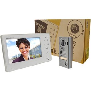 Aiphone JOS-1V JO Series Entry Security Intercom Box Set with Vandal Resistant, Surface-Mount Door Station, 7" Video Vandal Set, Includes JO-DV, JO-1MD, PS-1820UL