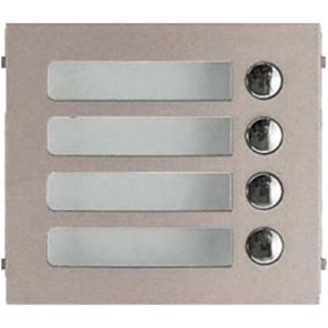 Aiphone GF-4P GT Series 4-Call Button Metal Panel, for GT-SW