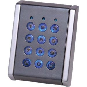 XPR EX6 Standalone Keypad Moulded Aluminium Surface Mounting and Plastic Keys
