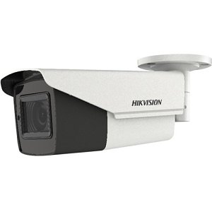 Hikvision DS-2CE19U7T-AIT3ZF Pro Series 4K Ultra Low Light IR HDoC Bullet Camera, 2.7-13.5mm Motorized Varifocal Lens, White