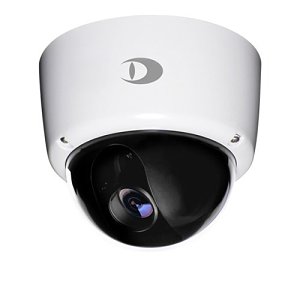 Dallmeier 007161-409 HD Camera, 2 MP, 1080p-60fps, H.265, Dome Housing, Surface Mount