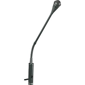 Bosch Audio LBB 1949/00 PLENA Gooseneck Wired Condenser Microphone, Dark Grey