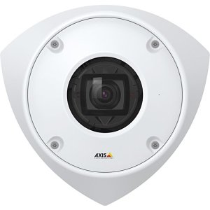 AXIS Q9216-SLV WDR Corner Mounted Impact-Resistant Anti-Ligature Network Camera, 2.4mm Fixed Lens, Stainless Steel