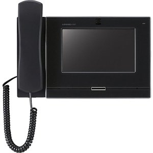 Aiphone IXMV7HBLA Video IP / SIP Monitor 7'' Touch Screen with Magnetic Loop on Handset, Black