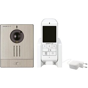 Aiphone WL-11.E1 Wireless Video Intercom Set, 4-Piece, Includes WL-DA (Door Station), WL-1ME (Master Station), WLW-C.E (Charging Dock) and BLJ06W050040P2-U (AC Adaptor)