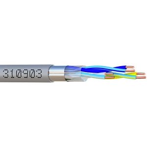 Elbac 310903-W5 SYT LY9ST AWG20 Spooled Cable, 3-Core, 500m