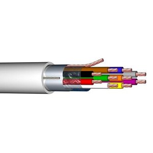 Elbac 401010-B1 Flexible Alarm 10-Core CU SCR Cable, 100m