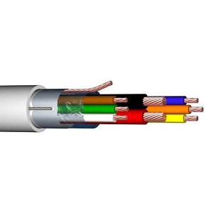 Elbac 422006-B1 Flexible Alarm 6-Core, CU, 2 x 0.75mm SCR Cable, 100m