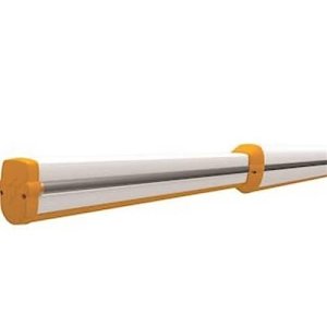 CAME 803XA-0420 Aluminum Modular Boom with Cap and Shock-proof Rubber Profile, White