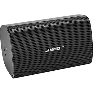 Bose Professional 841151-0310 FS2SE Surface-Mount 2.25" 80W Passive Outdoor Loudspeaker, Pair, Black