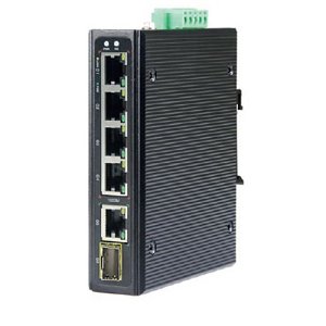 ASH NETWORK ASH-IS3401PSI Switch - 4 PoE Ports - Unmanaged - Gigabit