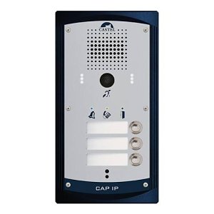 Castel CAP IP-V3B-P Video Doorphone with 3 Call Buttons, Compliant with The Disability Regulations, Full IP-SIP
