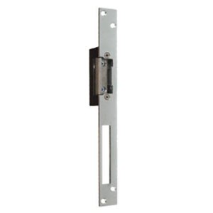 2N Mini Electronic Door Strike with Mechanical Blocking, Series 5, 250mm Long Cover Plate, 2V, 230mA DC