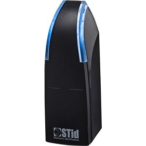 STID ARC1S-BT Architect One Bluetooth Mullion RFID Reader, Desfire, Wiegand-Data Clock, 13.56MHz, Black