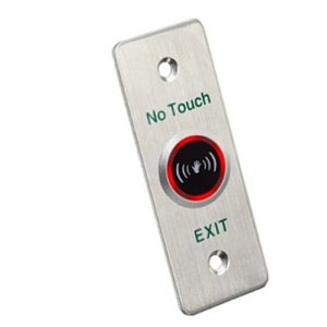 Hikvision DS-K7P04 Exit and Emergency Button with LED Indicator, All type of Narrow Door Frames