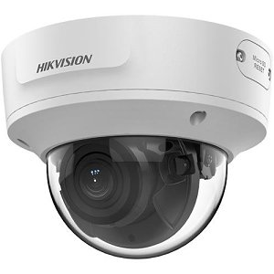 Hikvision DS-2CD2763G2-IZS Pro Series, AcuSense IP67 6MP 2.8-12mm Motorized Varifocal Lens, IR 40M IP Dome Camera, White