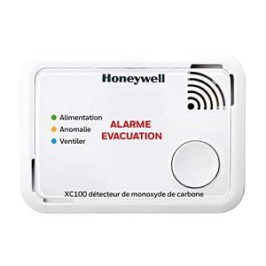 Honeywell Home XC100-FR-A XC Series Self-Contained CO Detector, LED Indicators