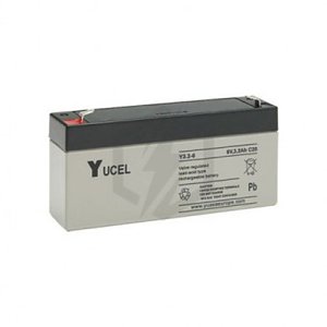 Yuasa Y3.2-6 Yucel Y Series, 6V 3.2Ah  Valve Regulated Lead Acid Battery, 20-Hr Rate Capacity, General Purpose