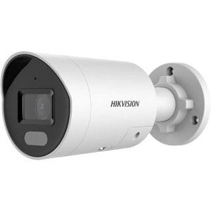 Hikvision DS-2CD2047G2-LU/SL Pro Series ColorVu IP67 4MP IR 40M IP Mini Bullet Camera, 2.8mm Fixed Lens, White