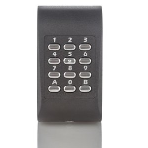 XPR MTPADP-RS-EH EM & HID Keypad and RFID Reader with Backlit Keys, RS-485 Output, Black