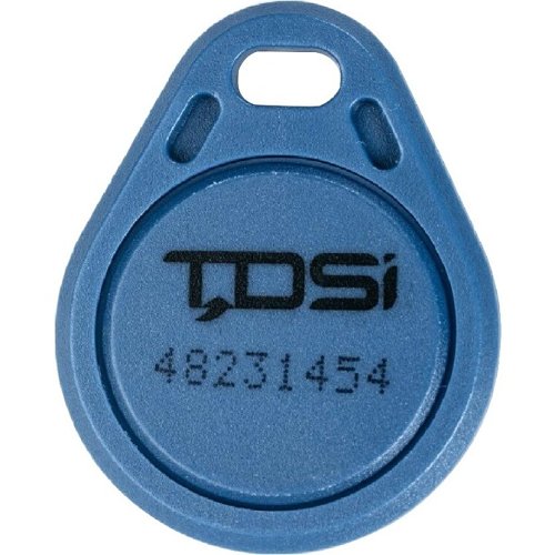 TDSi 4262-0246 Blue Fob Printed with Logo and ID Number