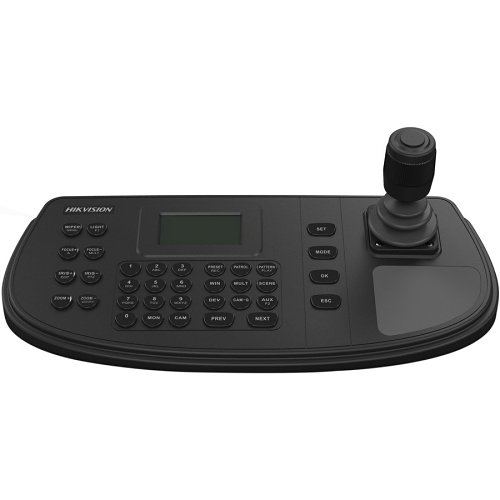 Hikvision DS-1200KI Network Keyboard with 128 x 64 Pixel Screen and 4-AXIS Joystick, Network, RS-232, RS-422, RS-485