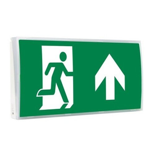 W Box WBXELES3W LED Emergency Exit Sign, 3W Maintained/Non-Maintained 3-Hour