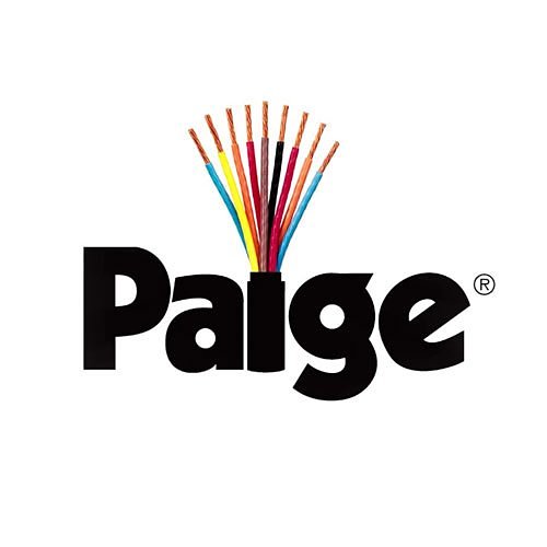 Paige 258500336 GameChanger Câble Cat6 Intérieur Cca, 22/4 Sold BC, UTP, boîte de 305m, bleu avec bande blanche