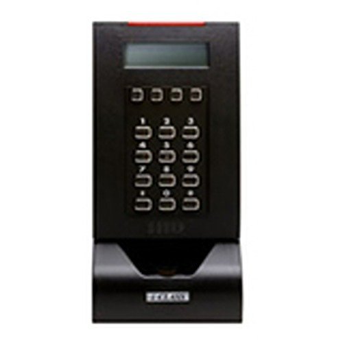 HID 6180BKR000000 Read Only Contactless Smart Card Biometric Reader/Enroller with LCD/Keypad and Fingerprint Authentication (Wiegand)