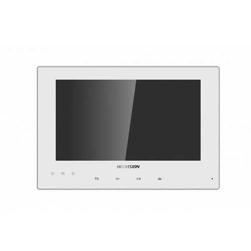 Hikvision DS-KH8340-TCE2 Pro Series KH8 7" Capacitive Touch Screen 2-Wire IP Indoor Station, Black