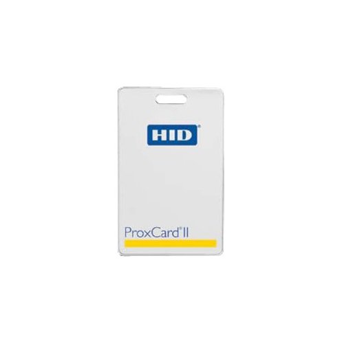 HID 1326LSSMV26SP 1326 ProxCard II Clamshell Proximity Card, Programmed, HID Logo Front and Back, Matching Numbers, Vertical Slot Punch
