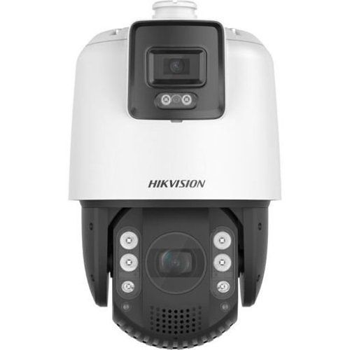 Hikvision DS-2SE7C432MW-AEB Pro Series DarkFighter IP66 4MP IR 200M TandemVuIP Speed Dome Camera, 4mm Fixed Lens, White